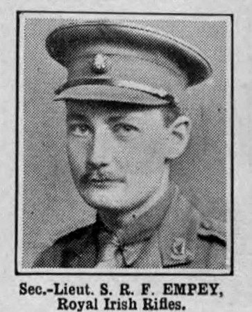 Empey S R F 2nd Lt Royal Irish Rifles