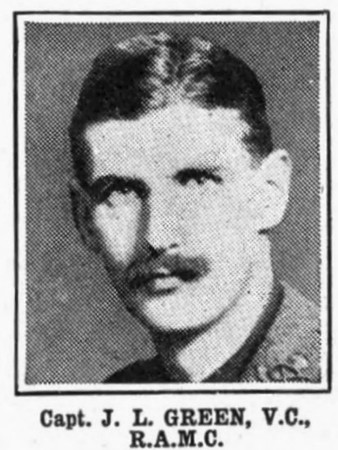 Green J L Captain VC Royal Army Medical Corps