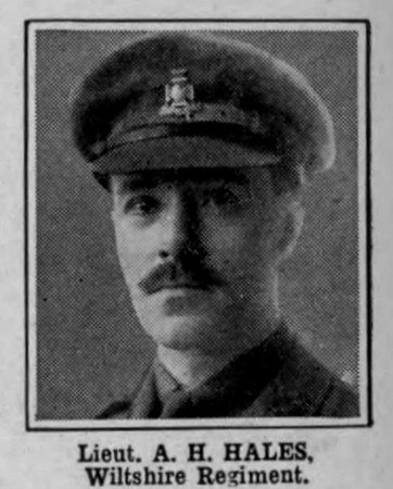 Hales A H Lt Wiltshire Regiment