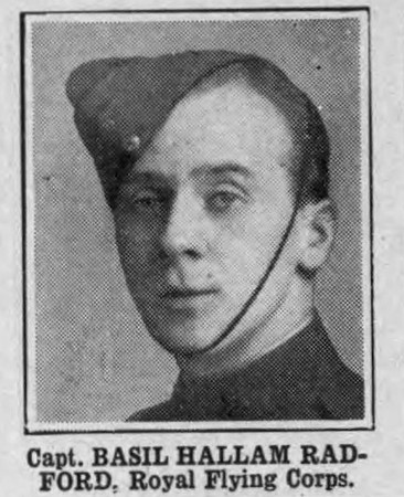 Hallam-Radford B Captain Royal Flying Corps
