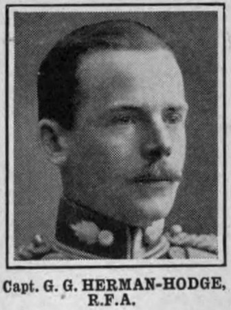 Herman-Hodge G G Captain Royal Field Artillery