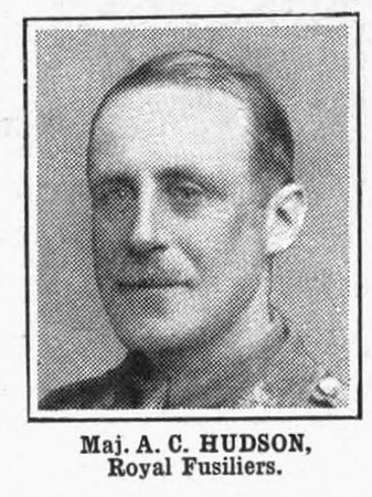 Hudson A C Major Royal Fusiliers