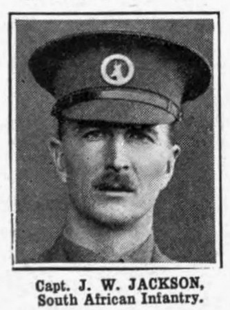 Jackson J W Captain South African Infantry