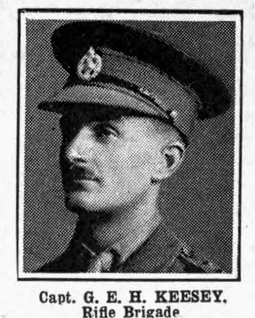Keesey G E H Captain Rifle Brigade