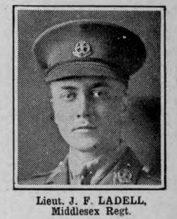 Ladell J F Lt Middlesex Regiment