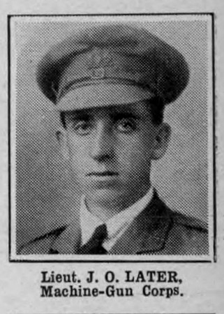 Later J O Lt Machine Gun Corps