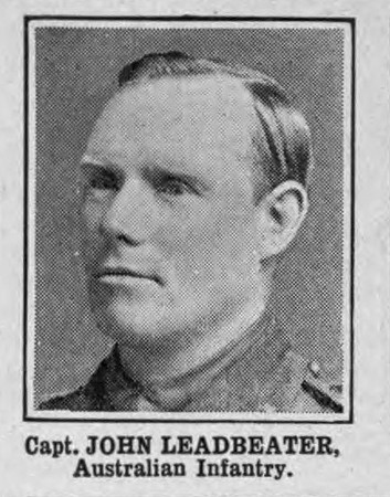 Leadbeater J Captain Australian Infantry