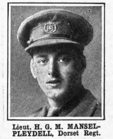 Mansel-Pleydell H G M Lt Dorset Regiment