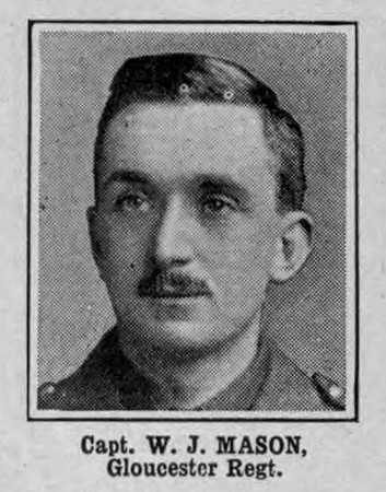 Mason W J Captain Gloucestershire Regiment