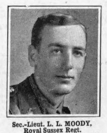 Moody L L 2nd Lt Royal Sussex Regiment