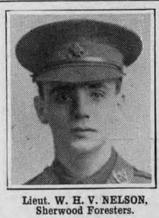 Nelson W H V Lt Notts And Derby Regiment