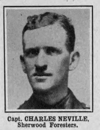Neville C Captain Notts And Derby Regiment
