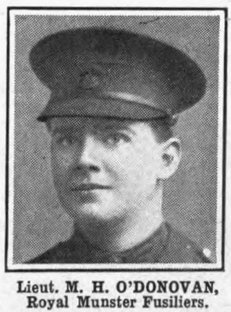 O'Donovan M H Lt Royal Munster Fusiliers