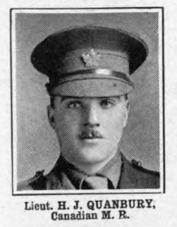 Quanbury H J Lt Canadian Mounted Rifles
