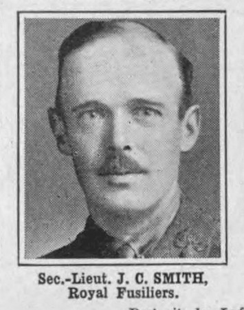 Smith J C 2nd Lt Royal Fusiliers
