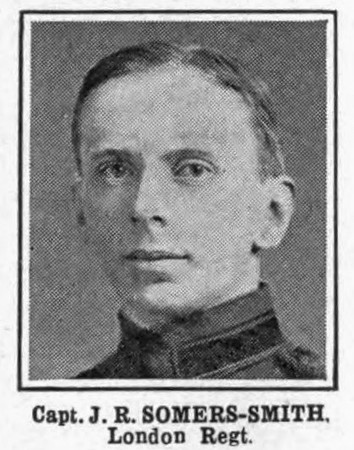 Somers-Smith J R Captain 5th London Regiment