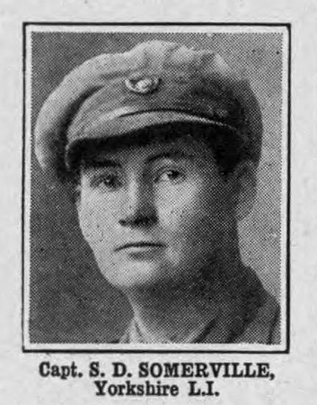 Somerville S D Captain Kings Own Yorkshire Light Infantry