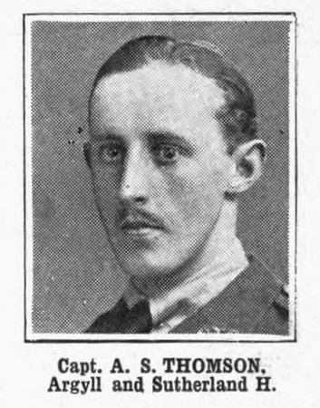 Thomson A S Captain Argyll And Sutherland Highlanders