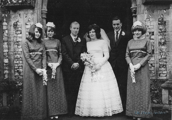 Wedding Of Robert W Brown And Marian H Hurn North Walsham Norfolk 1968