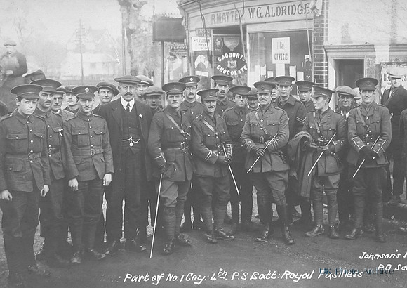 Royal Fusiliers 21st Battalion In Ashtead