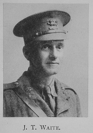 Waite J T Lt 5th East Kent Regiment