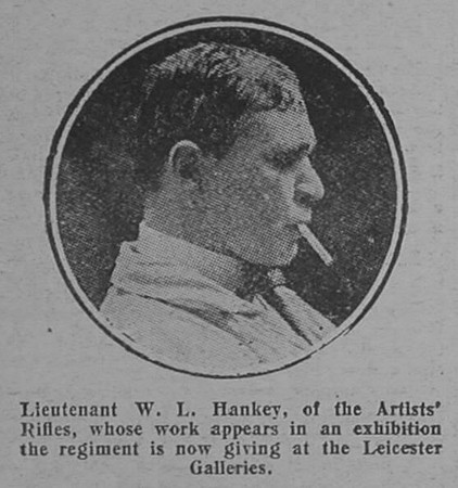 Hankey W L Lt 28th London Regt Graphic 11.1