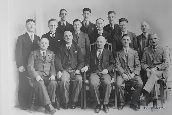 Staff Of Britannia Building Society Co Durham 1920s