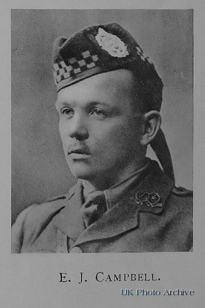 Campbell E J 2nd Lt 3rd Argyll And Sutherland Highlanders