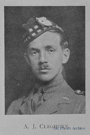 Cleghorn A J 2nd Lt 1st Gordon Highlanders