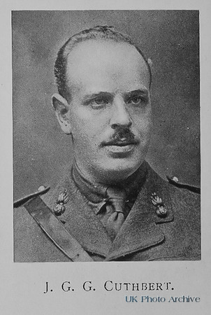 Cuthbert J G G 2nd Lt Machine Gun Corps