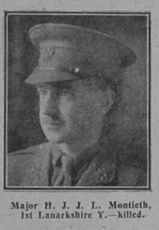 Montieth H J J L Major Lanarkshire Yeomanry Graphic 22.1