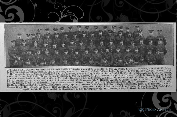 Grenadier Guards Officers And NCOS