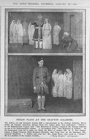 Percy E Pte 14th London Regt Graphic 20.1.16