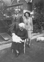 A Family Group With New Baby 1940s