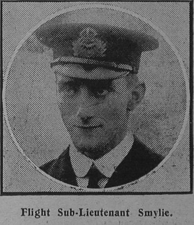 Smylie G F Flight Sub Lt DSC Royal Naval Air Service The Graphic 3.1.16