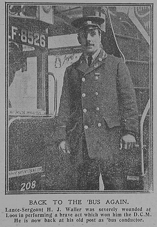 Waller H J LSergt DCM The Graphic 23rd Feb 1916