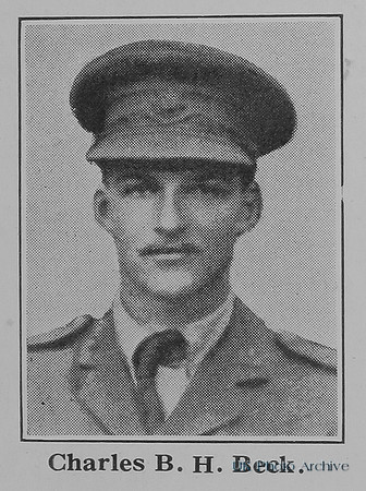 Beck C B H 2nd Lt 7th Cheshire Regiment