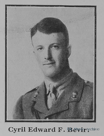 Bevir C E F Lt Royal Field Artillery