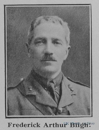 Bligh F A Major Royal Field Artillery