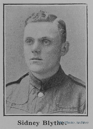 Blythe S Pte 11746 1st Hampshire Regiment