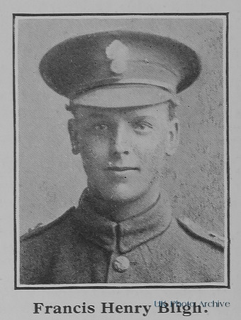 Bligh F H Sig 7010 3rd Royal Fusiliers