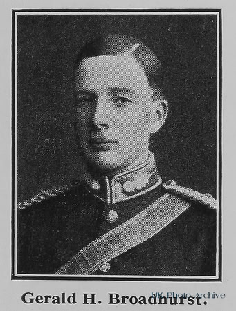 Broadhurst G H Lt Royal Field Artillery
