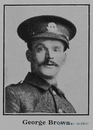 Brown G Pte G8158 3rd Middlesex Regiment