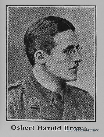 Brown O H Captain DSO MC 11th Suffolk Regiment