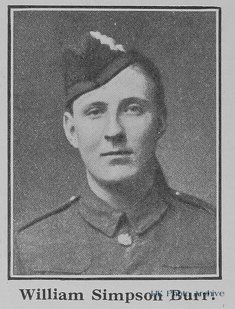 Burr W S Pte 4315 9th Black Watch