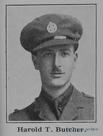 Butcher H T 2nd Lt 11th Rifle Brigade