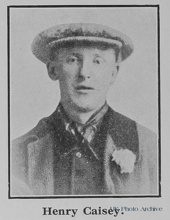 Caisey H Pte 8967 4th Middlesex Regiment