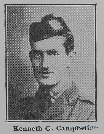 Campbell K G Lt 12th Highland Light Infantry