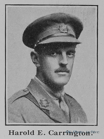Carrington H E Captain 15th Hampshire Regiment
