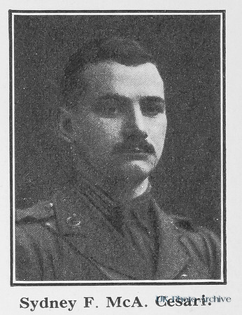 Cesari S F M Captain Royal Army Medical Corps